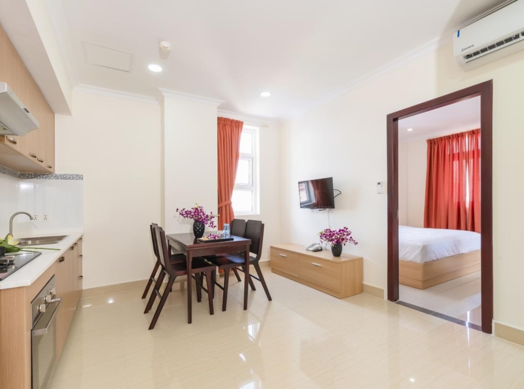 serviced apartment for rent in BKK2 in Cahmkar Mon in Phnom Penh in Cambodia