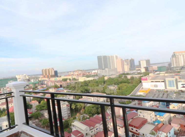 2 -bedrooms serviced apartment for rent in Tonle Bassac in Phnom Penh Cambodia