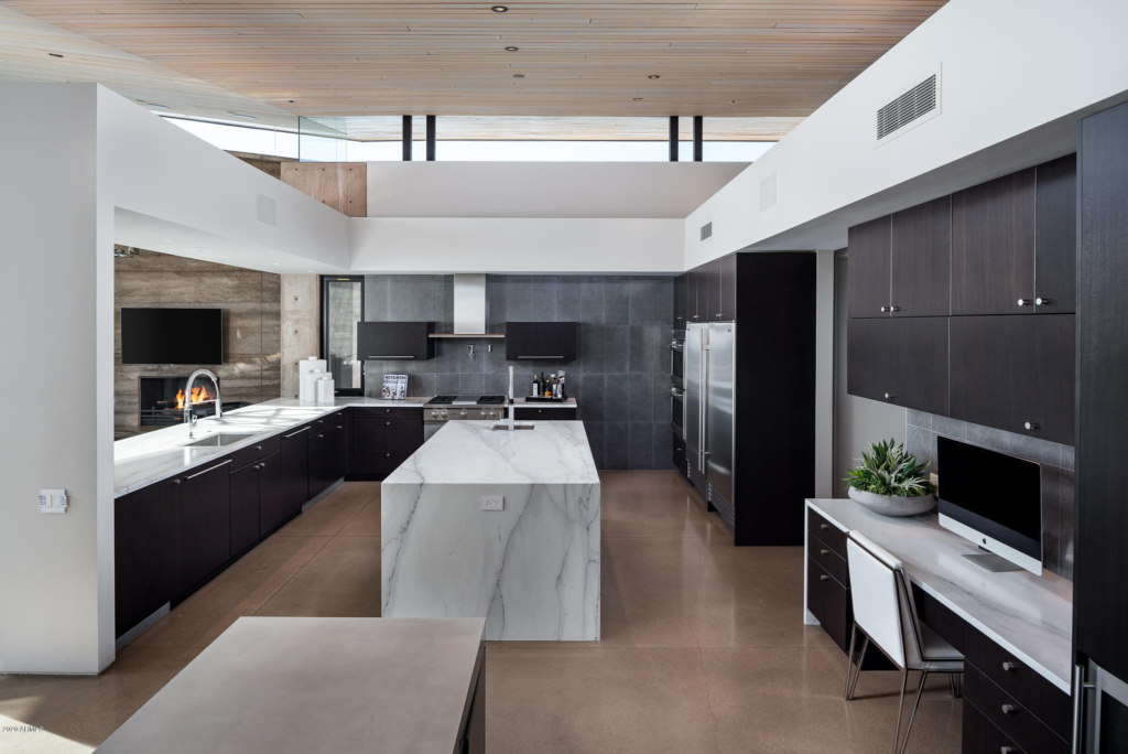modern kitchen in a home