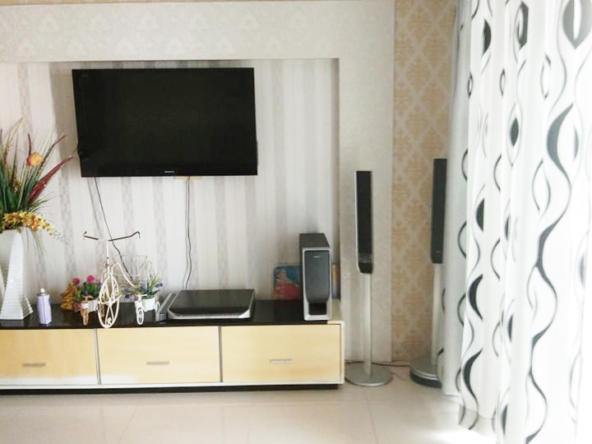 living room of the UK condo for sale and for rent in Phnom Penh