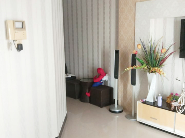 living room and hall of the UK condo for sale and for rent in Phnom Penh