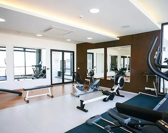 gym of the grade A office for rent in Daun Penh Phnom Penh