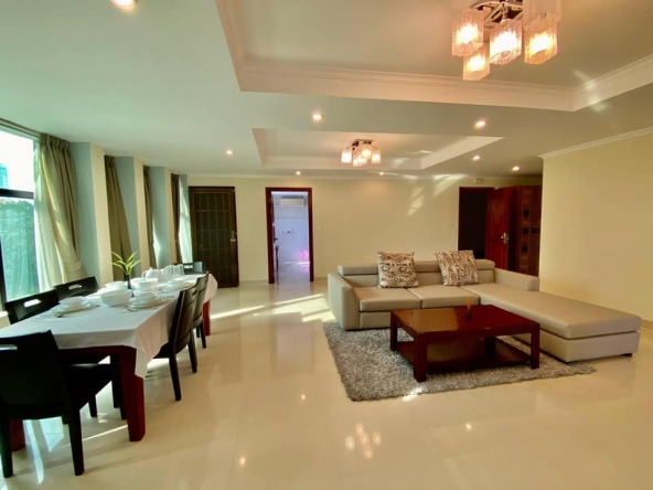 luxury spacious serviced apartment for rent in BKK1 in Phnom Penh in Cambodia