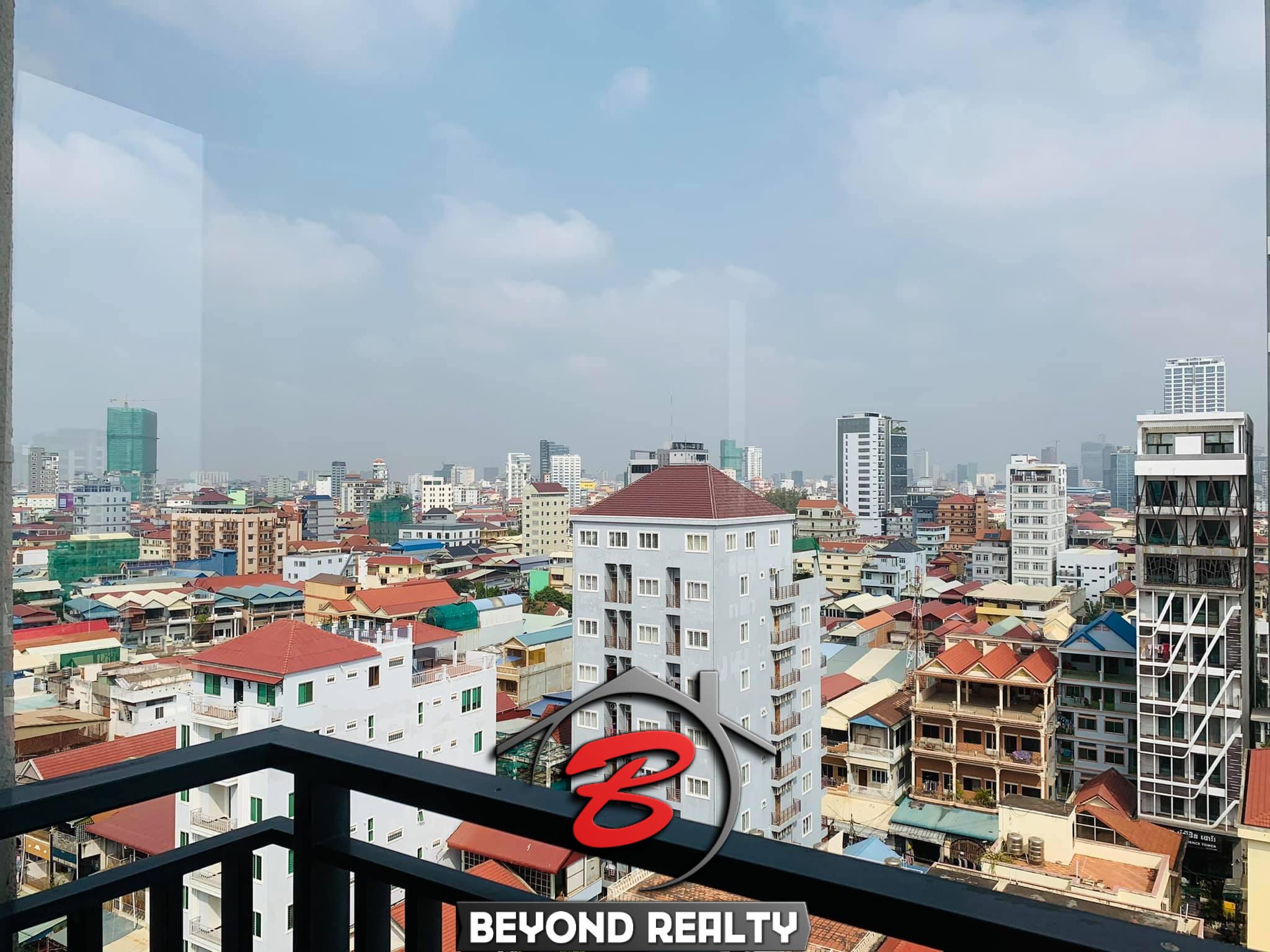 Serviced studio apartment for rent in Toul Tom Poung in Phnom Penh