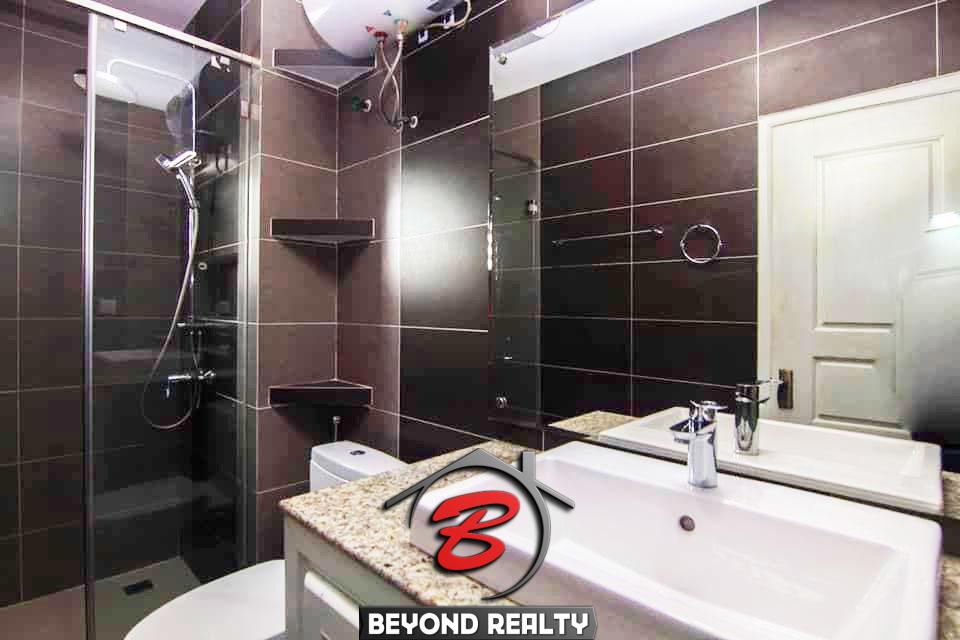 the bathroom of the 2br serviced apartment for rent in Boeung Trabek in Chamkar Mon Phnom Penh Cambodia
