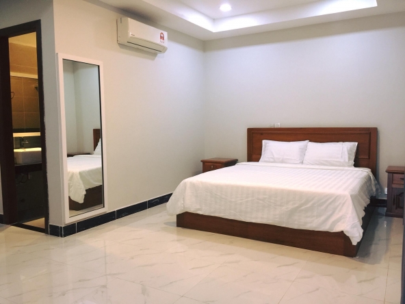 Serviced studio apartment for rent in Toul Tom Poung in Phnom Penh