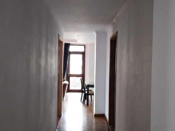 the corridor (aka hall) of the serviced apartment for rent in BKK1 Phnom Penh Cambodia