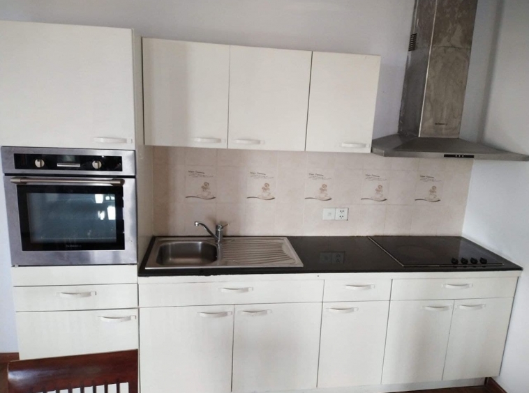 the kitchen of the serviced apartment for rent in BKK1 Phnom Penh Cambodia