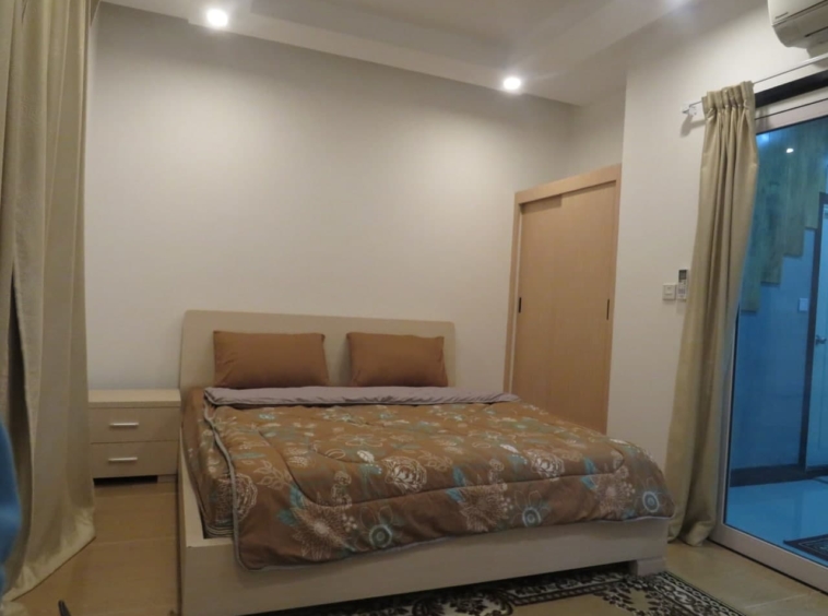 THE BEDROOM OF THE 1-bedroom condo for sale in Toul Tom Poung Russian Market Phnom Penh