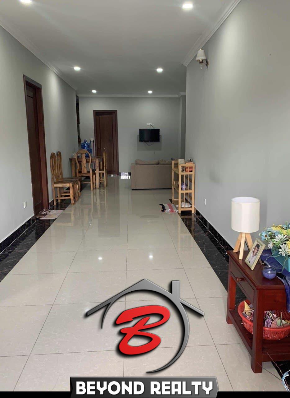 the hall of the 1br serviced flat for rent in Toul Tom Poung Phnom Penh Cambodia