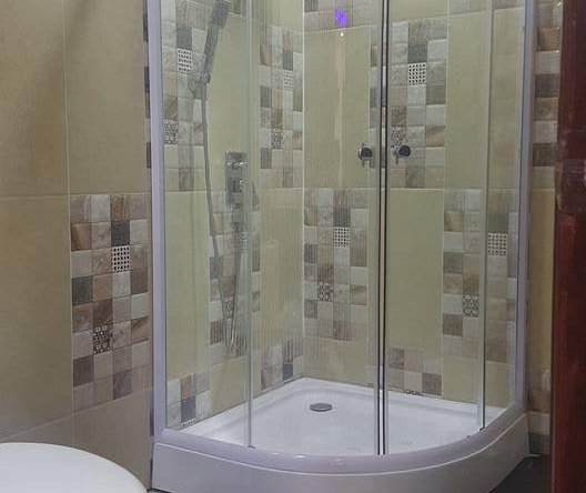 a bathroom of the 2br cozy serviced flat for rent in BKK3 Phnom Penh Cambodia