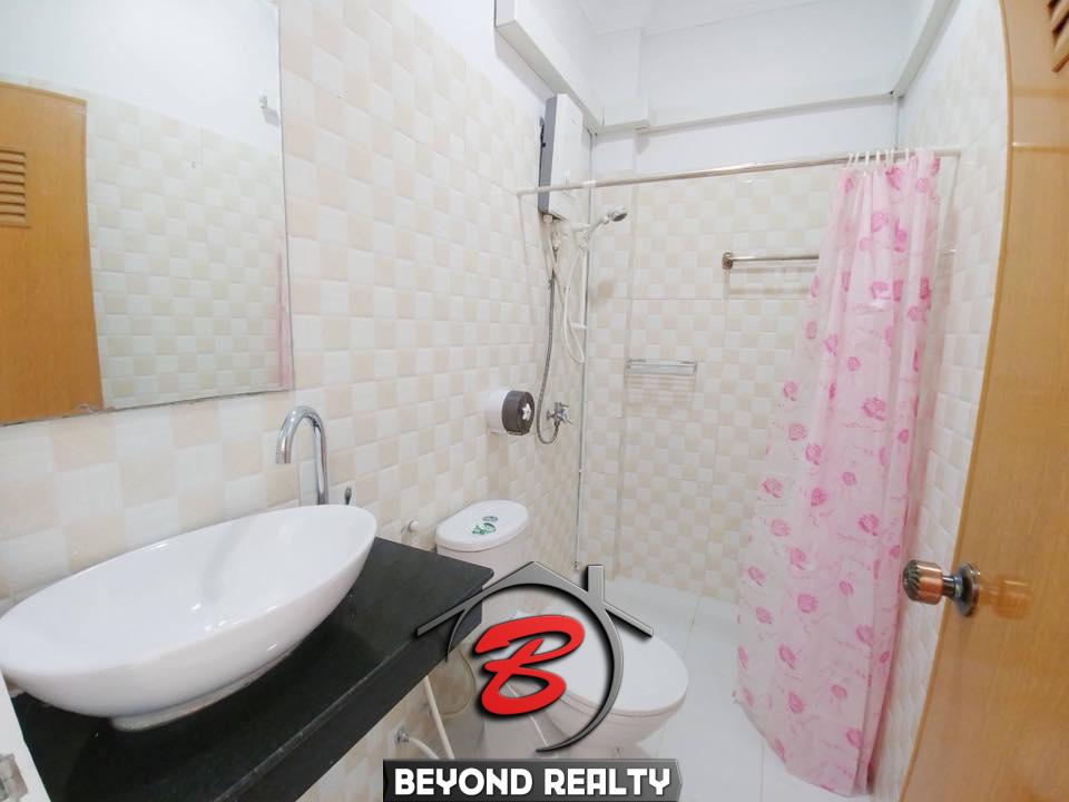 a bathroom of the 2br flat for rent in Toul Svay Prey near Toul Tom Poung and BKK3 in Phnom Penh Cambodia