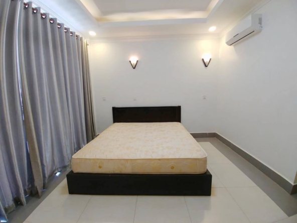 a bedroom of the 2br flat for rent in Toul Svay Prey near Toul Tom Poung and BKK3 in Phnom Penh Cambodia