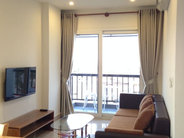 the living room of the 2br flat for rent in Wat Phnom Daun Penh riverside Phnom Penh Cambodia