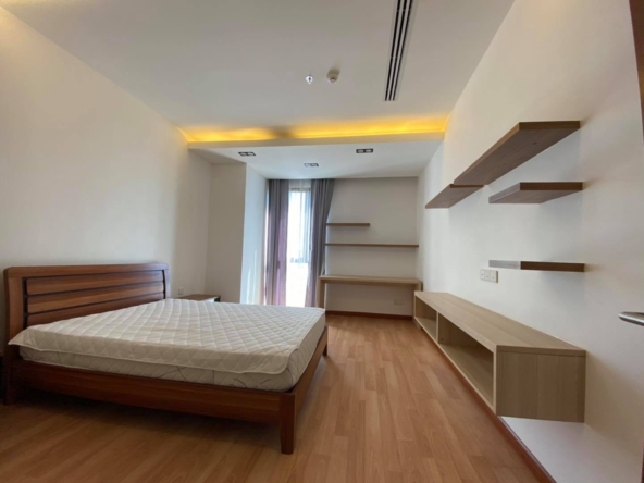 a bedroom of the 2br luxury condo flat for rent in Boeng Raing Daun Penh Phnom Penh riverside