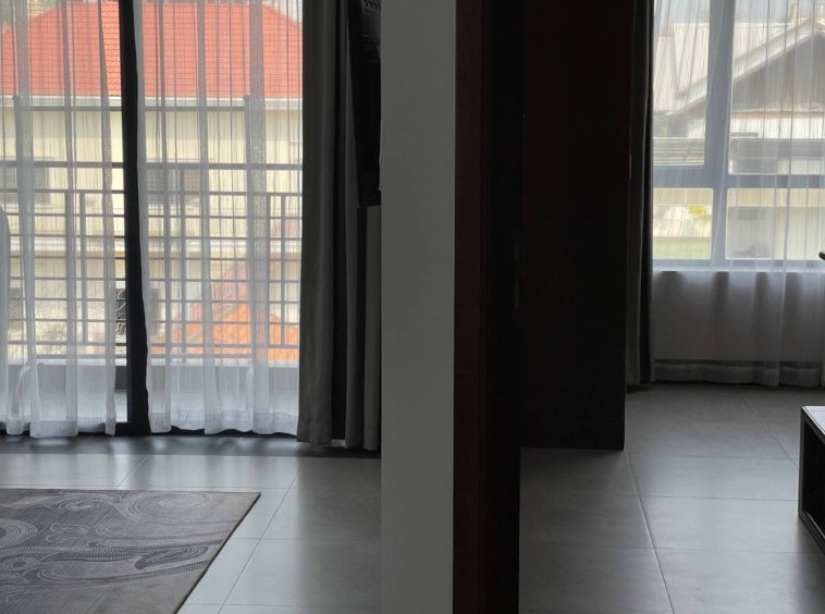 the living room of the 2br serviced apartment for rent in Tonle Bassac Phnom Penh Cambodia