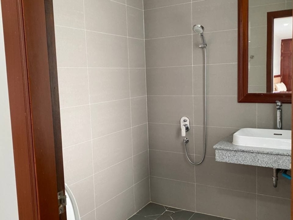 a bathroom of the 2br serviced apartment for rent in Tonle Bassac Phnom Penh Cambodia