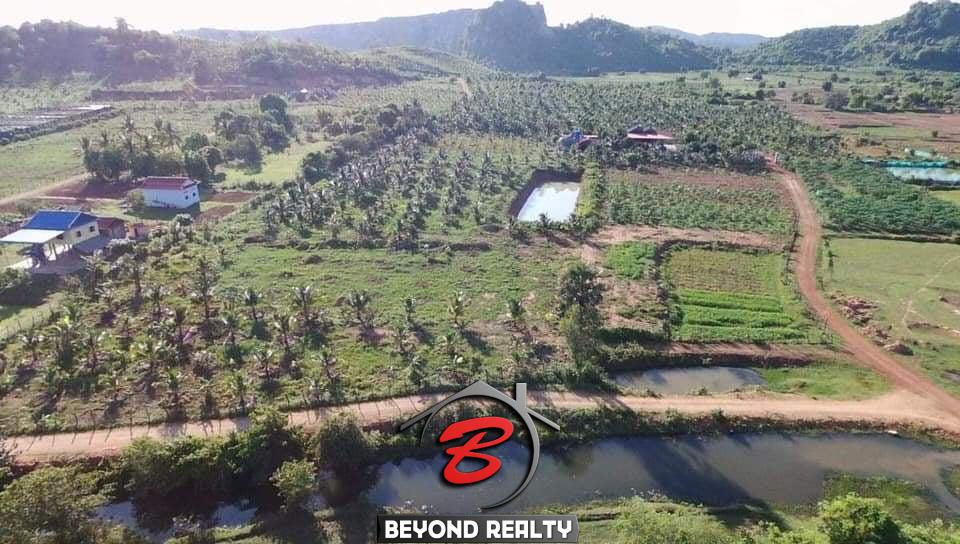 agricultural land for sale in Prey Thnang Kampot Cambodia