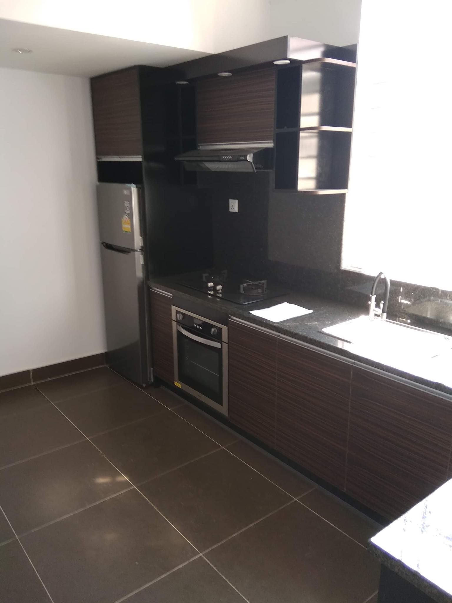 the kitchen of the the bathroom of the 1 br renovated apartment for sale in Riverside area Daun Penh Phnom Penh