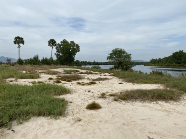 riverside land for sale in Kampot Cambodia