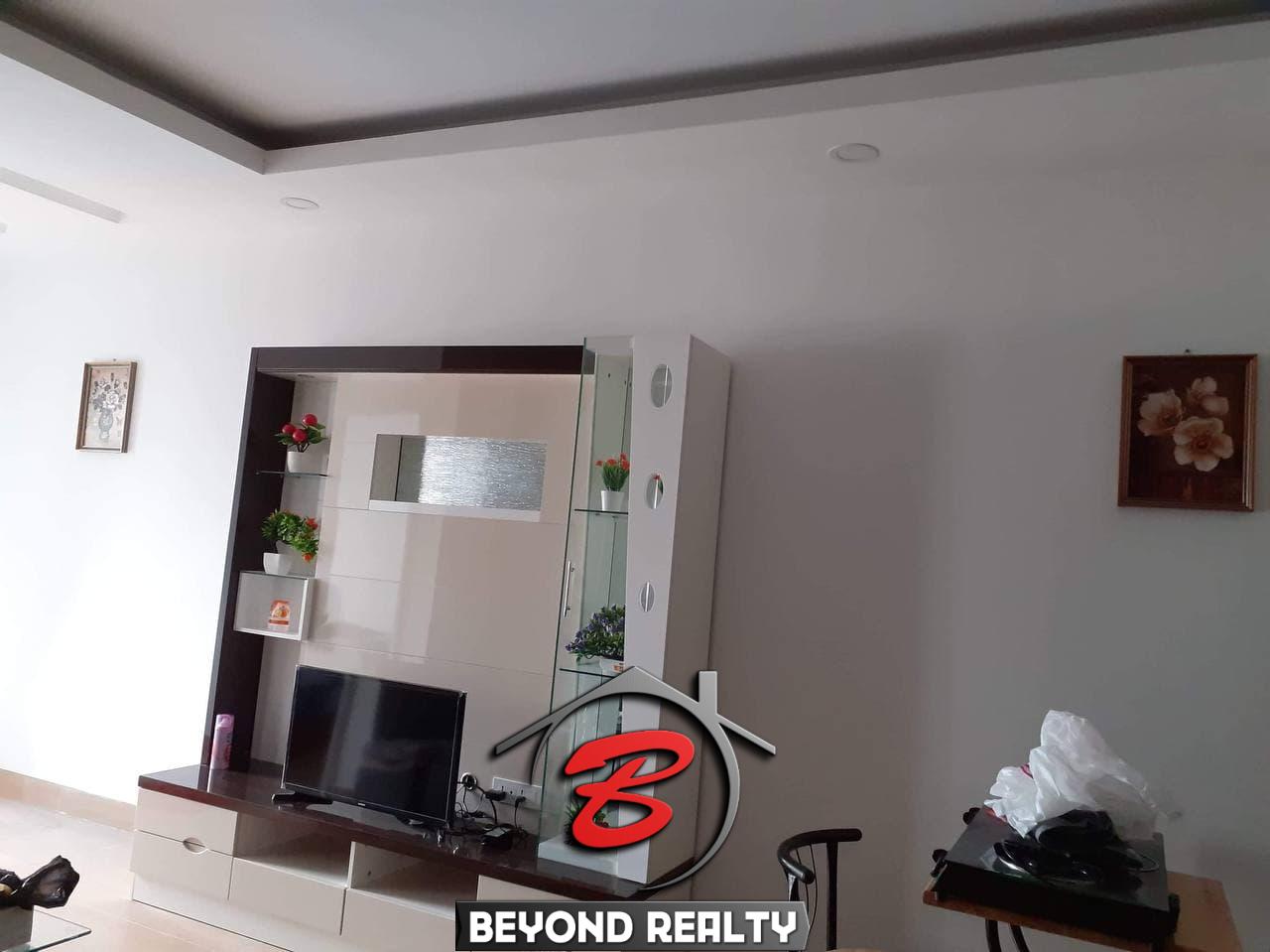 the living room of the 1 br condo resale at L Residence BKK3 Phnom Penh Cambodia