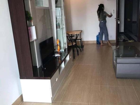 the corridor of the 1 br condo resale at L Residence BKK3 Phnom Penh Cambodia