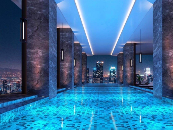 the indoor swimming pool