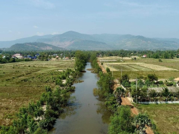 riverside river-view land for sale in Kampot