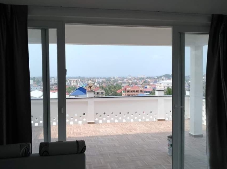 the terrace of the penthouse resale O3 Sangkat 4 Sihanoukville