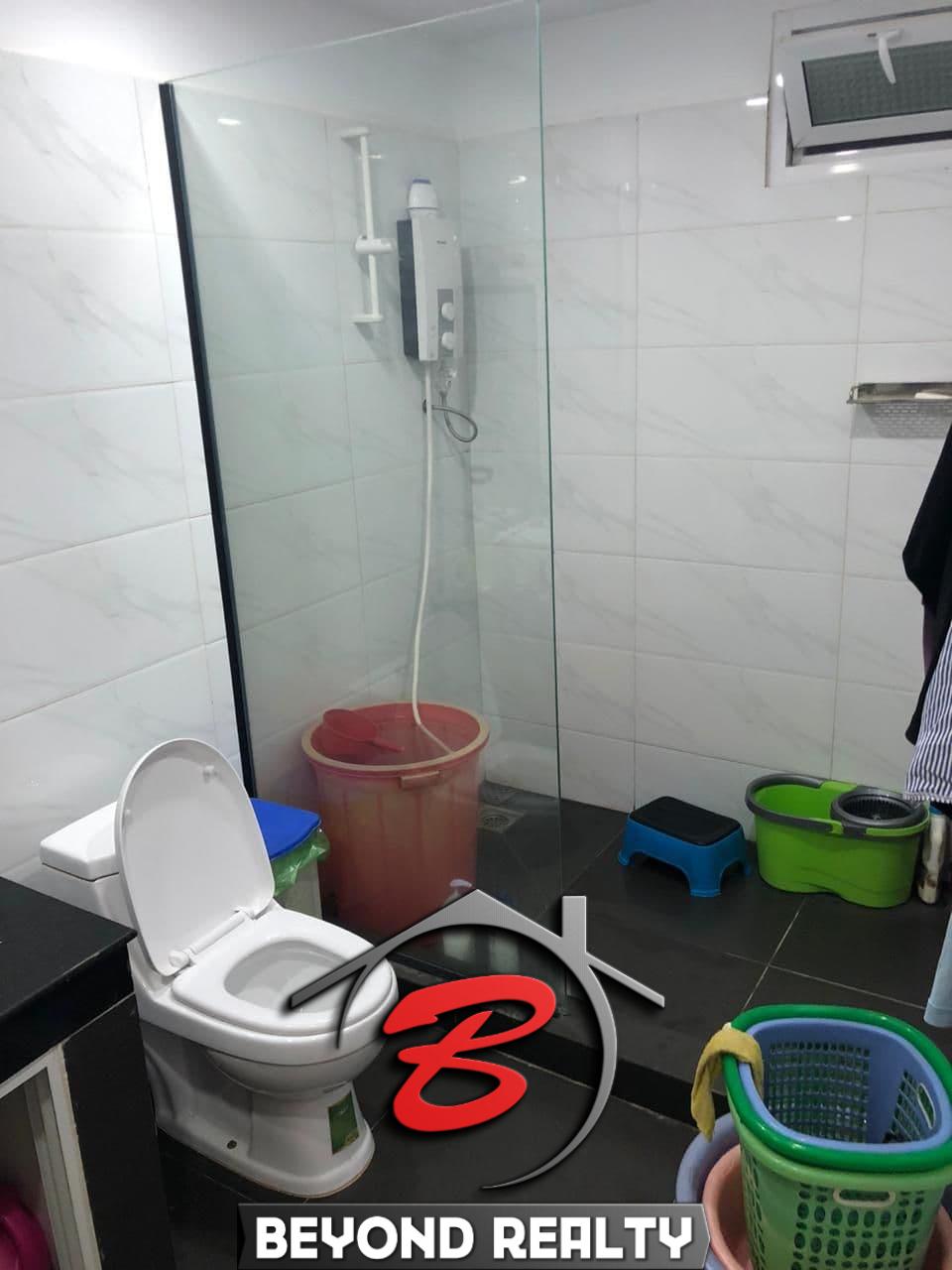 the bathroom of the resale 1-bedroom condo for sale at Cvik Apartments 2 in Sangkat 4 in Sihanoukville