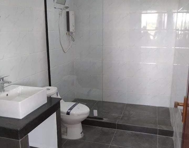 the bathroom of the studio apartment resale at CVIK Apartments 3 in Sangkat 4 Sihanoukville Cambodia