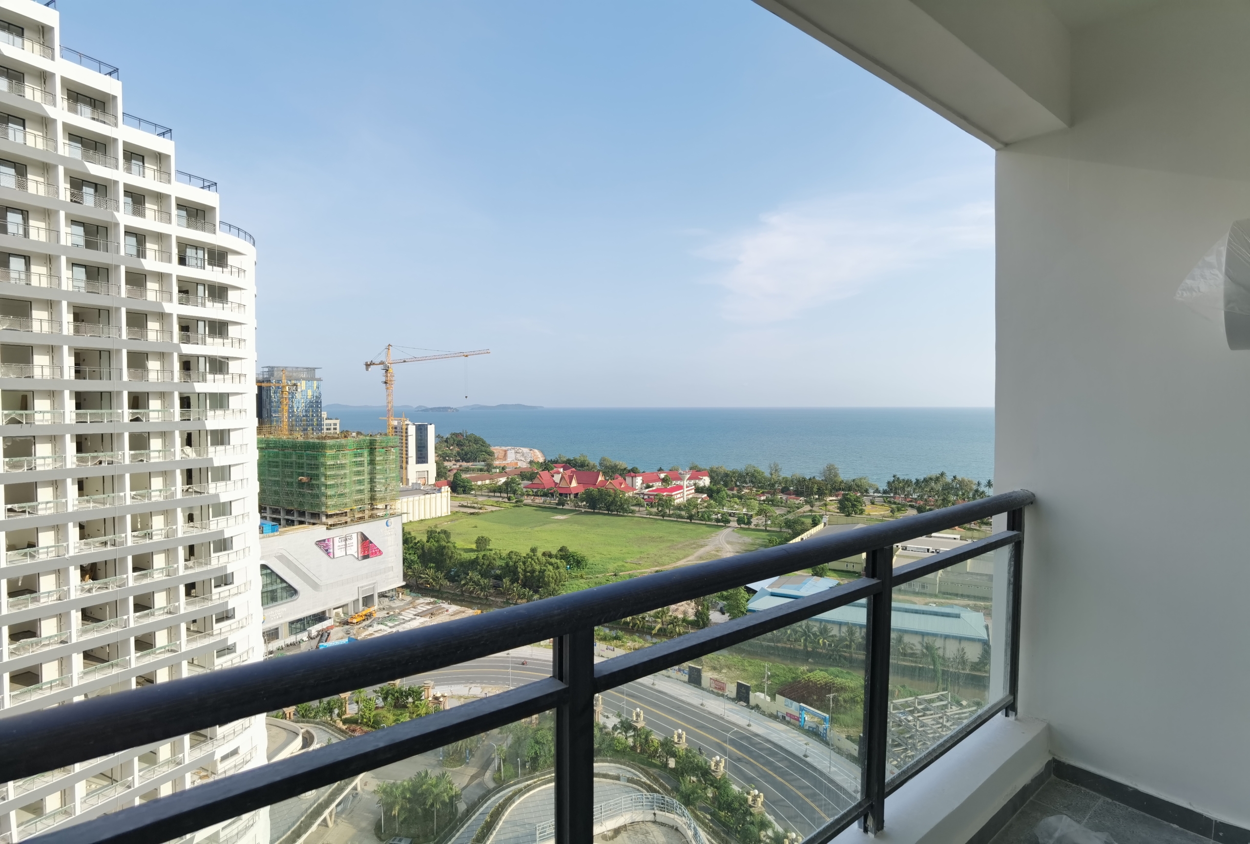 a view from the studio condo for sale at Star Bay in Sangkat 3 Sihanoukville