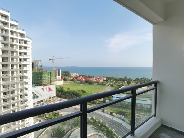 a view from the studio condo for sale at Star Bay in Sangkat 3 Sihanoukville