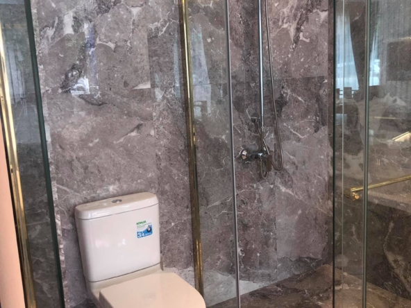 the bathroom of the 1 bedroom condo for sale at 88 residences in Sihanoukville
