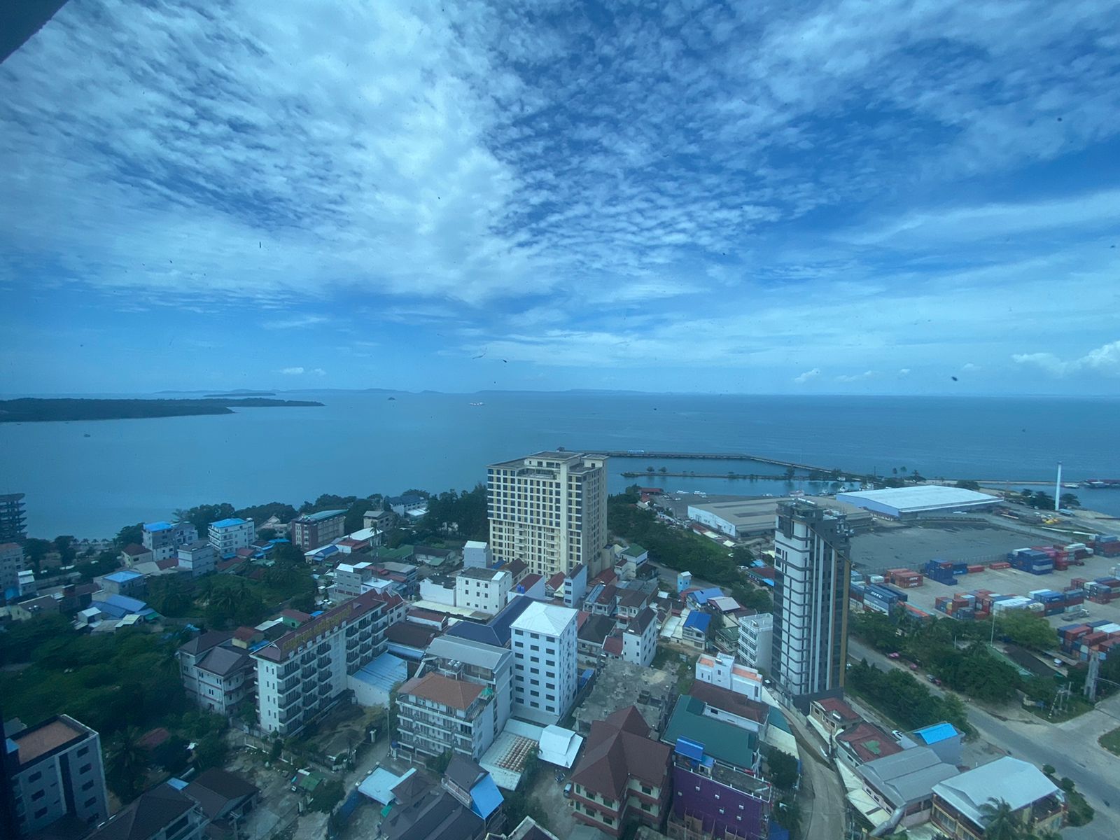 the view from Moon Bay residences Sihanoukville