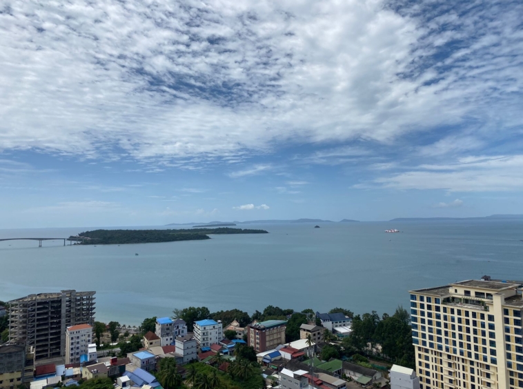 the view from Moon Bay residences Sihanoukville